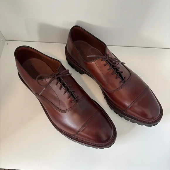 Allen Edmonds Park Avenue Brown Leather Oxfords 11.5 - Picture 2 of 12